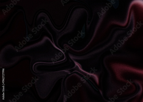 Abstract dark burgundy and black liquid marble background with elegant swirling silk textures, moody deep red fluid motion, and sophisticated glossy waves for luxury branding and premium design.