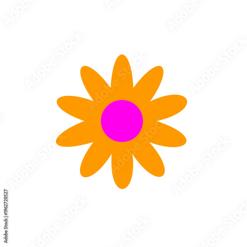 Vector illustration of blooming flowers