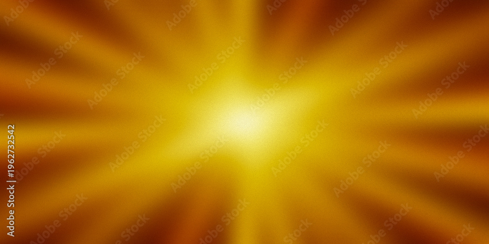 Obraz premium A bright and vibrant sunburst radiates warm golden light in all directions