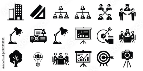 Business and presentation icons
