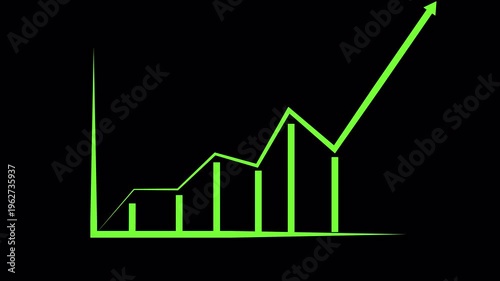 Stock Market Graph Animation
