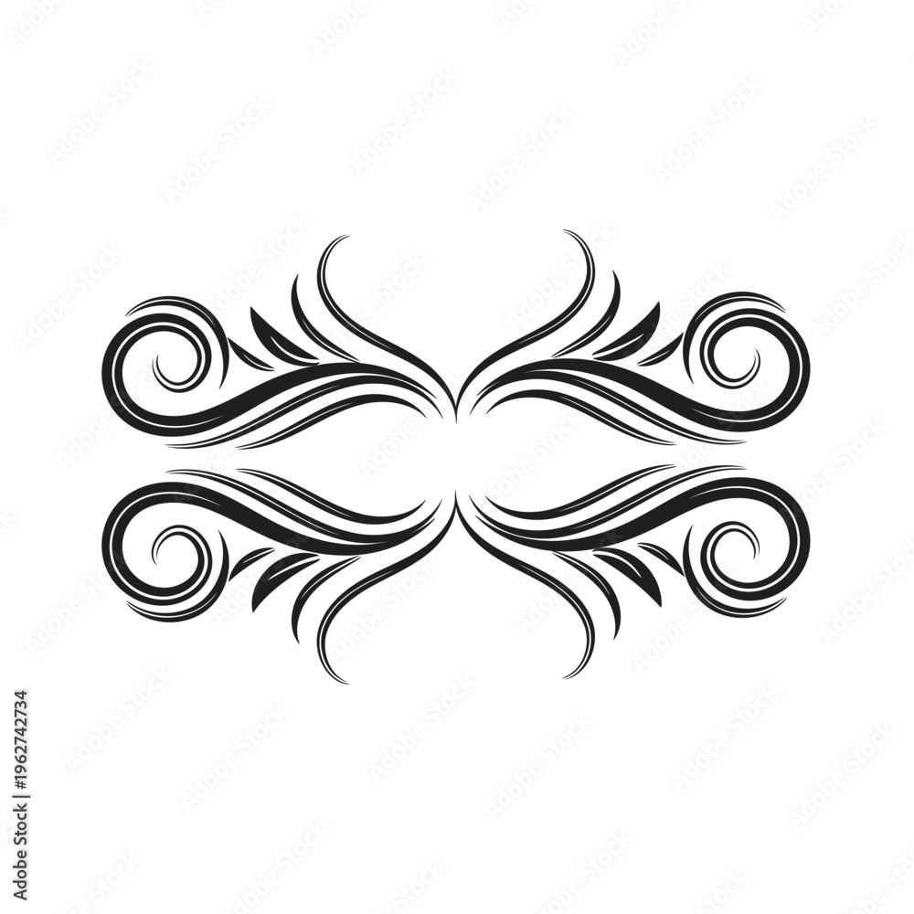 Fototapeta premium Vector decorative artistic floral frame design