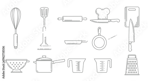 Kitchen Utensils and Cooking Tools.