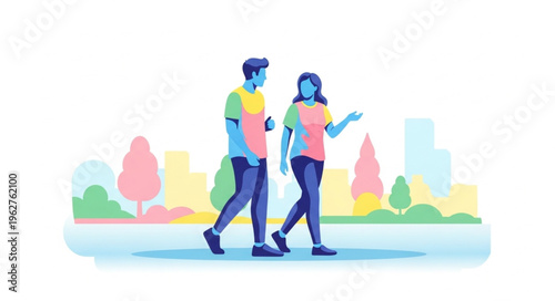 Couple walking Together