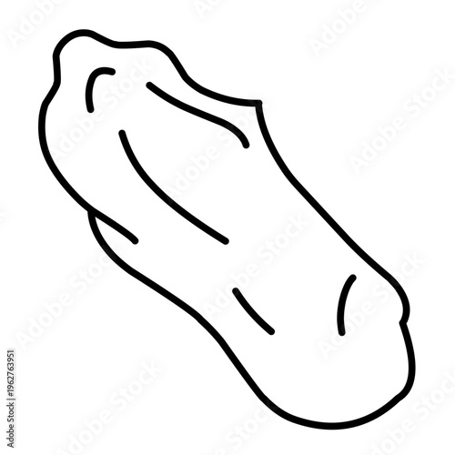 Chicken Thigh vector icon