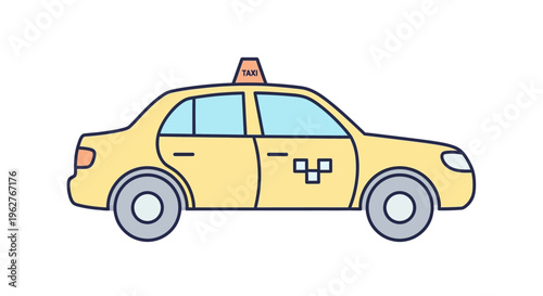 Yellow Taxi Cab Vehicle Transportation Service.