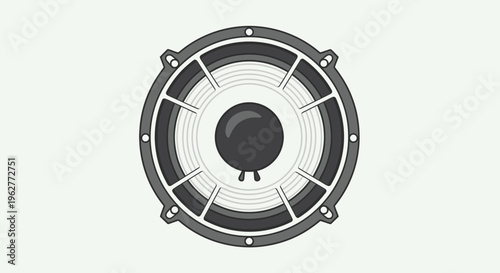 Close-up of a speaker component.