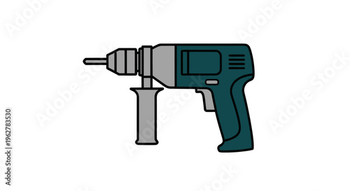 Electric drill tool for drilling holes.