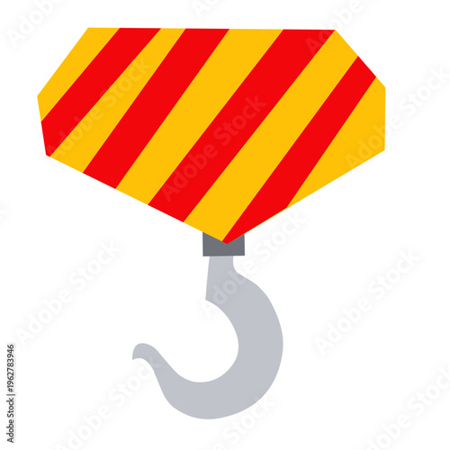 Crane Hook Vector Icon