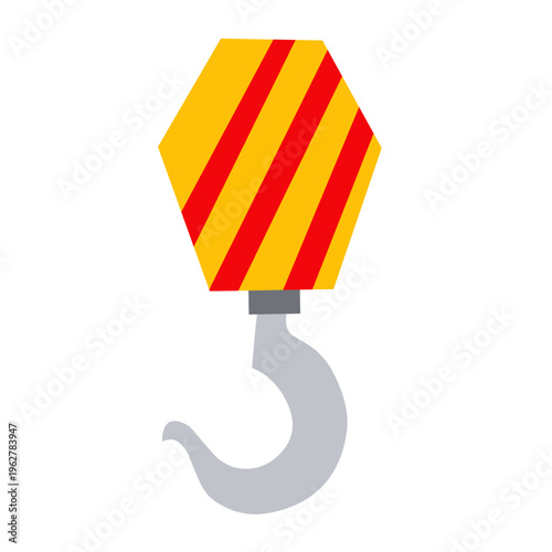 Crane Hook Vector Icon