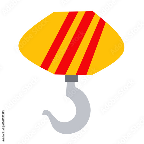 Crane Hook Vector Icon