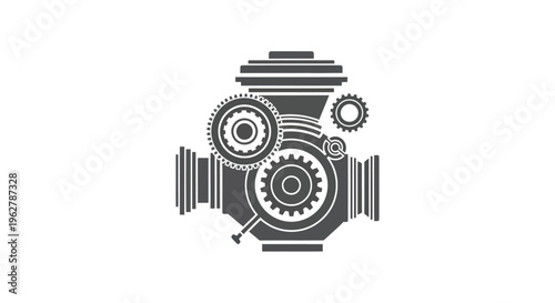 Industrial Gear Mechanism Engineering Design.