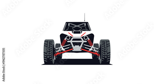 Front View of Remote Control Car.