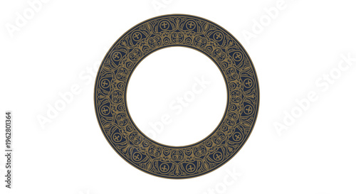 Rusty Metal Ring Gasket Seal.