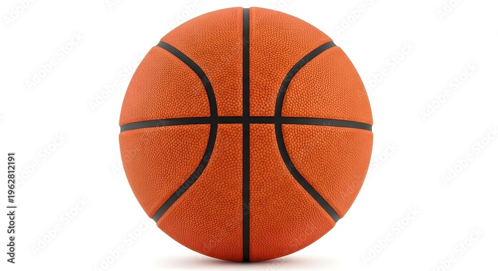 Fototapeta premium basketball ball isolated on white