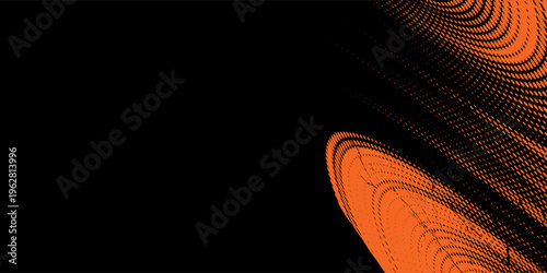 orange black brush wrap car sticker pattern abstract banner sporty lines black orange color combination grunge brush pattern design, Eps 10.