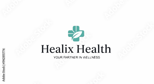 Healix Health Logo Medical Symbol Design.