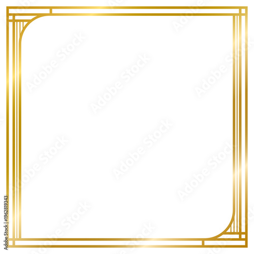 Decorative  gold frames collection png transparent background, Art Deco gold frame, Vintage frame line geometric, wedding, label, card, frame, cover, poster, greeting, invitation