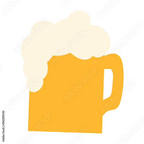 Beer Mug Vector Illustration