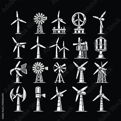 Vintage Style Wind Turbine