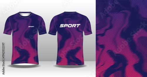 Modern Abstract Sports Jersey Design Template