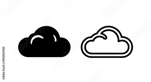 Cloud computing burst icon. energy or new data service glyph vector graphic