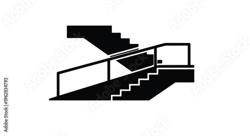 Stairs and ramp design provide essential accessibility solutions for diverse individuals, illustrating inclusive architectural planning, urban mobility, and modern building code compliance for public.