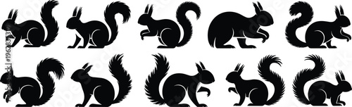 Black WC Restroom Directional Sign Set with Male and Female Icons, Minimalist Bathroom Wayfinding Vector Symbols with Pointing Hand for Public Facilities