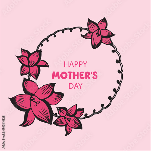Happy mother's day floral wishes