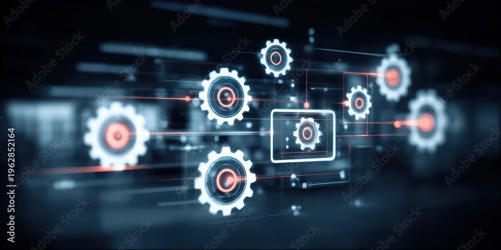 Obraz premium Constant assistance and system management provide a service solution with local client support.