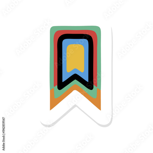 Ribbon Bookmark Marker Created For Highlighting Saved Items