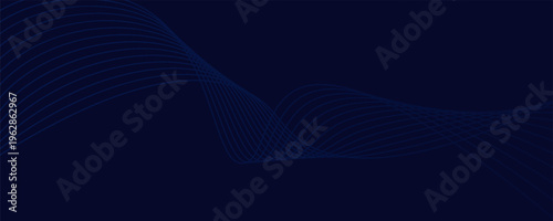 Premium background design with diagonal dark blue line pattern. abstract dark blue background. wavy lines background.