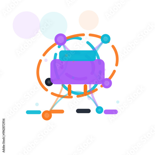 Energy Tracking Panel clean accessible vector