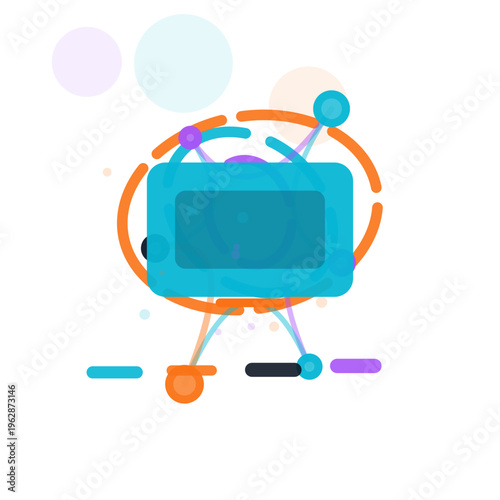 Compact Workspace Carry Case clean accessible vector