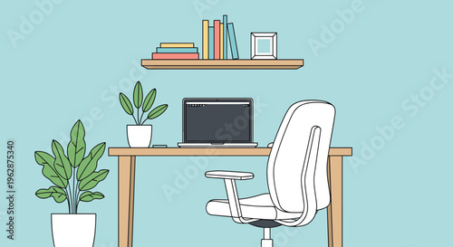 White office chair with ergonomic design.