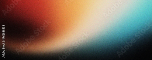 Vintage light leak background with grainy film texture, retro analog aesthetic with warm orange and teal color grading, soft blurred light overlay for nostalgic photography and cinematic art.