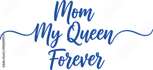 Beautiful best mom text with elegant roses illustration design for greeting cards