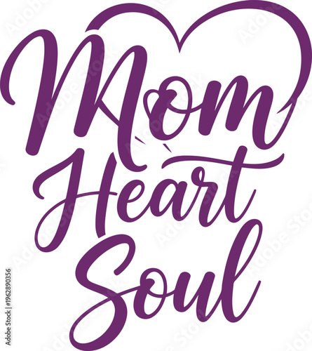 Beautiful best mom ever floral wreath design with elegant green flowers