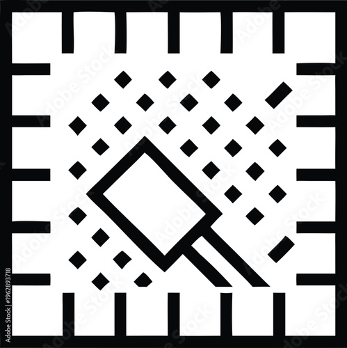 Efficient Professional Cleaning Service Icon Representing Thorough Carpet Washing Process