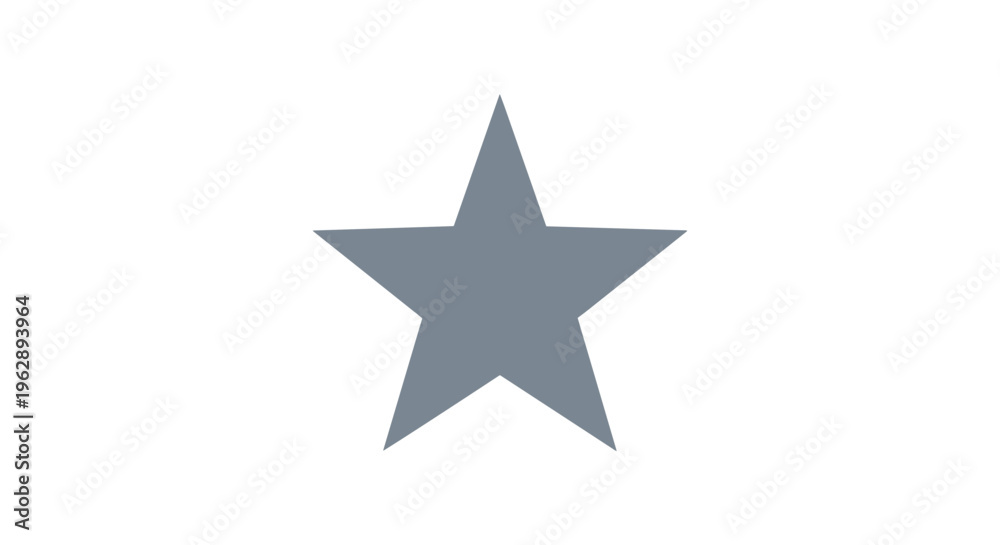 Obraz premium Grey star shape symbol icon.
