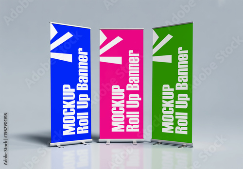 Roll Up Banner Mockup