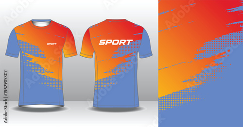 Modern Abstract Sports Jersey Design Template