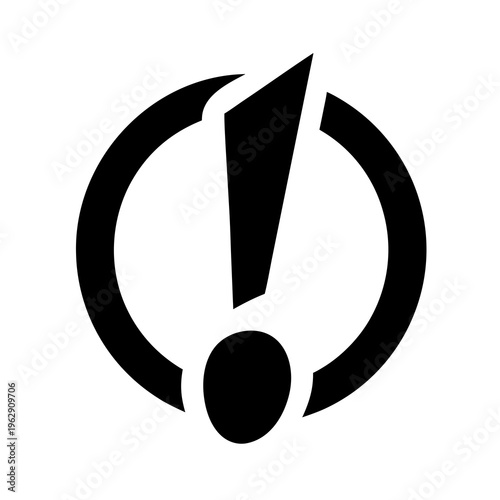 Warning, Exclamation Mark, Alert Symbol, Black Icon