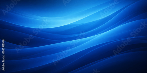 An artistic blue wallpaper featuring abstract flowing waves and digital lines that create a futuristic motion texture with a gradient energy design