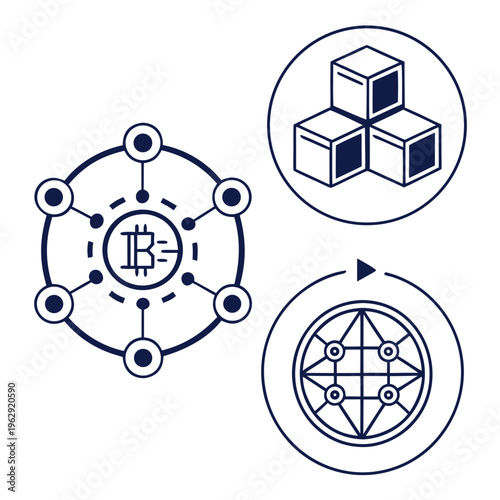 Blockchain network and bitcoin cryptocurrency