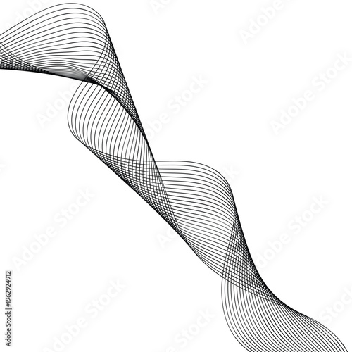 black and white wavy lines