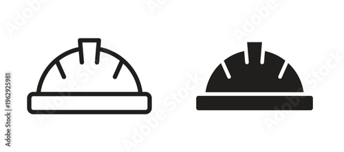Helmet icon vector design template and illustration EPS10.