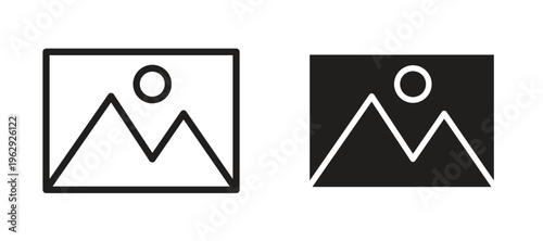 Image icon vector design template and illustration EPS10.