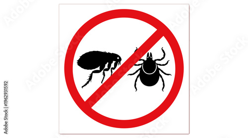 Pest Control & Insect Prevention Vector Icon Set – Bold Vectors Featuring Flea and Tick Ban, Infestation Alert, Bug-Free Zones, and Home Protection Symbols