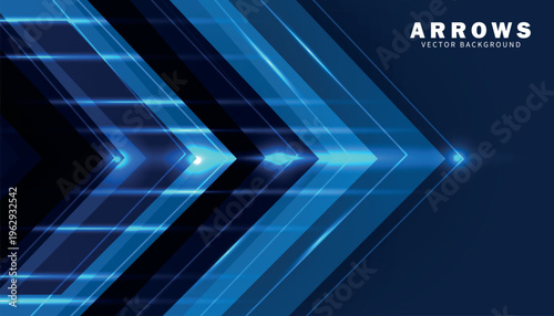 Photos Moving forward arrows in glowing blue lights Background